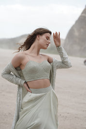 Silver Jacket Set