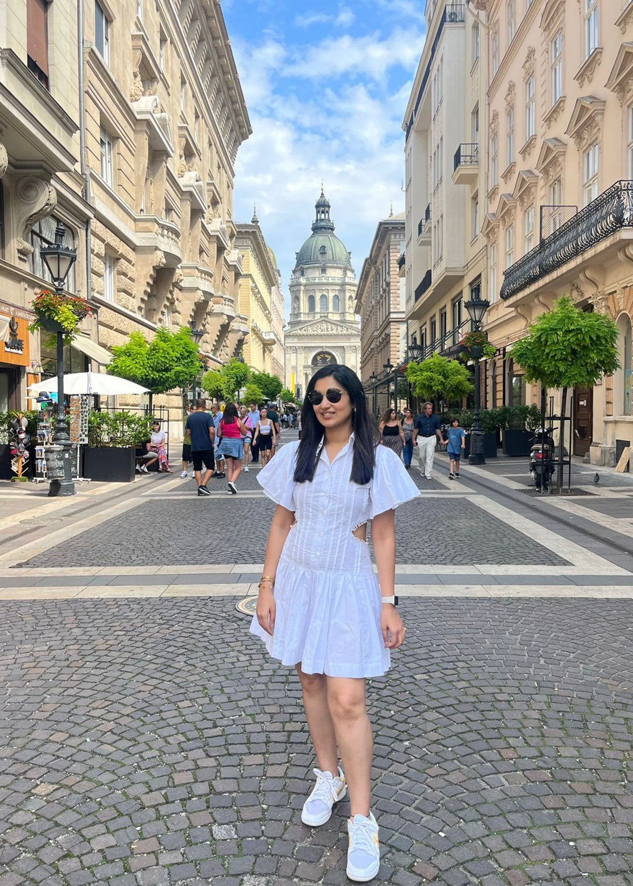Side Cut Shirt Dress