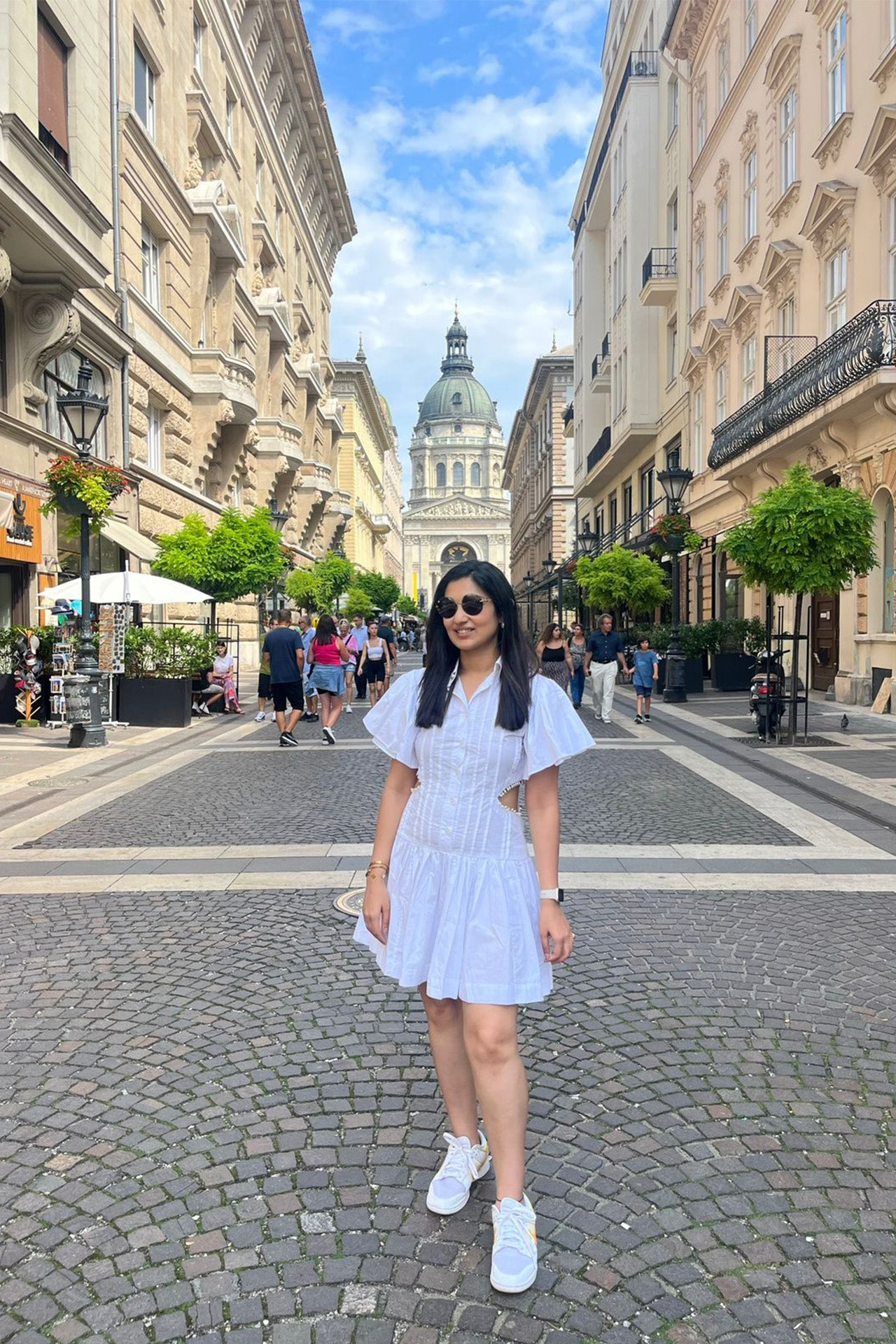 Side Cut Shirt Dress
