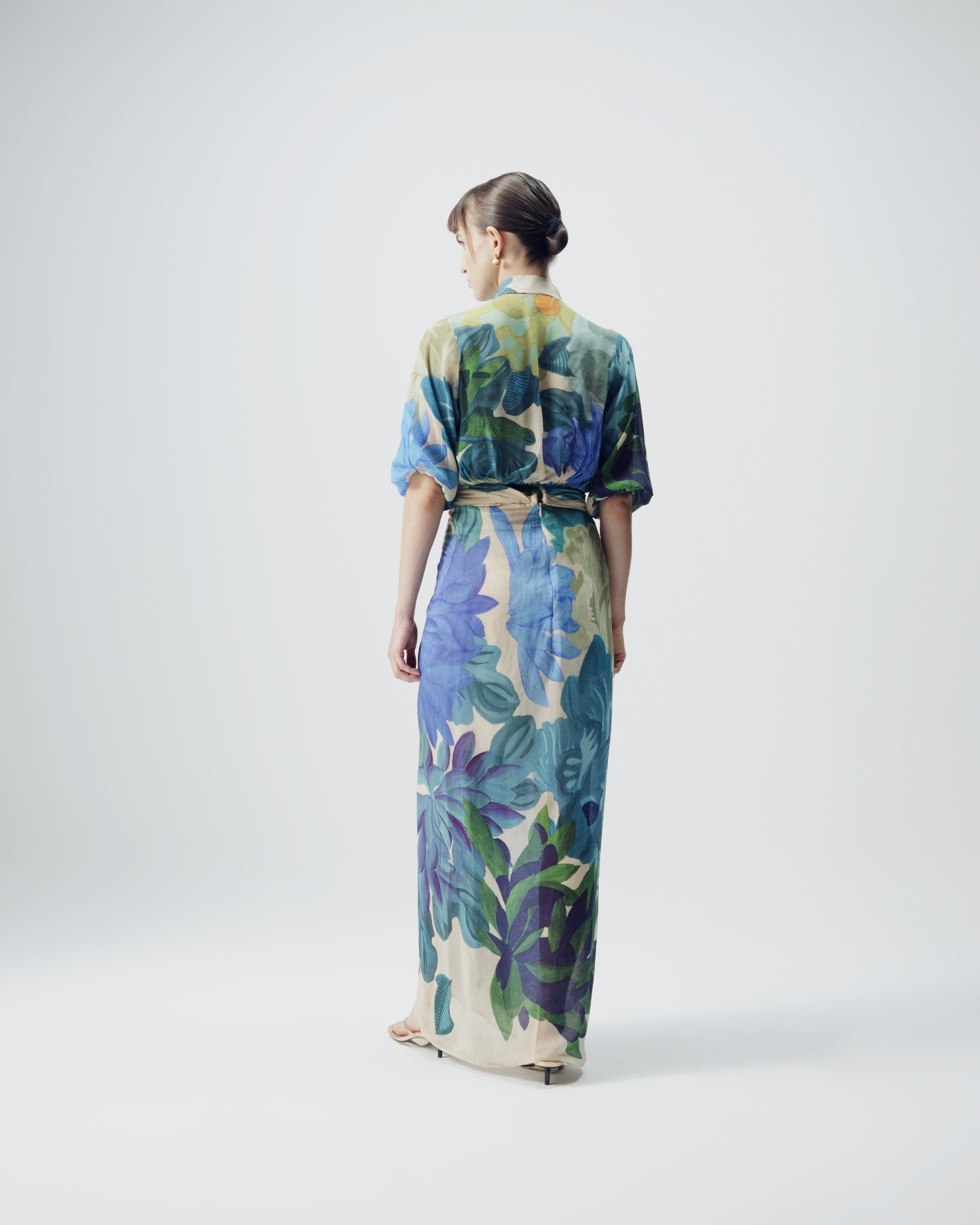 Garden Party Tie Up Top & Skirt Set