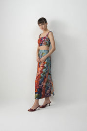 Darlington Embroidered Blouse and Skirt Set