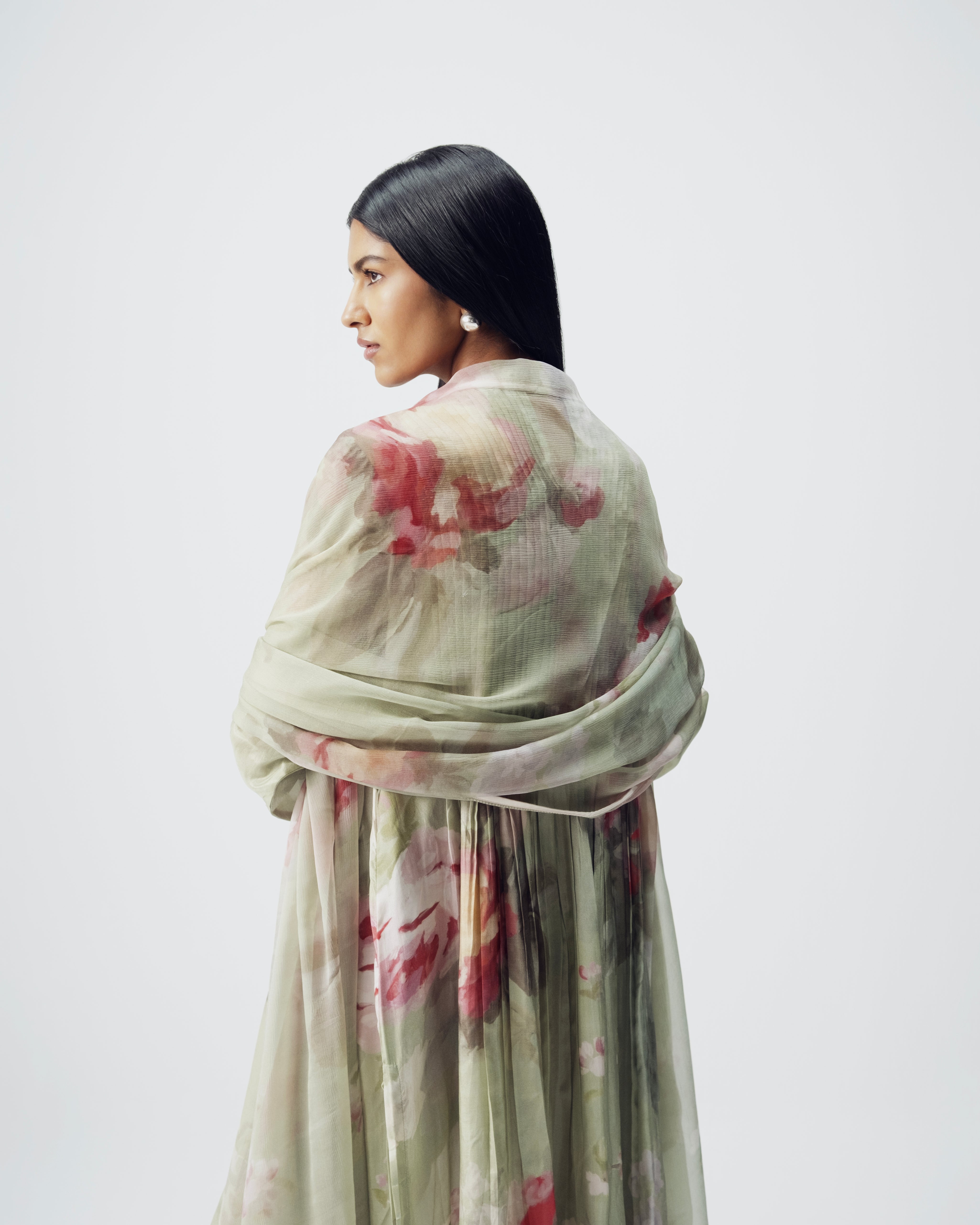 Roos Pintucks Kurta Set