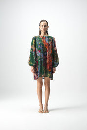 Thea Embroidered Short Dress