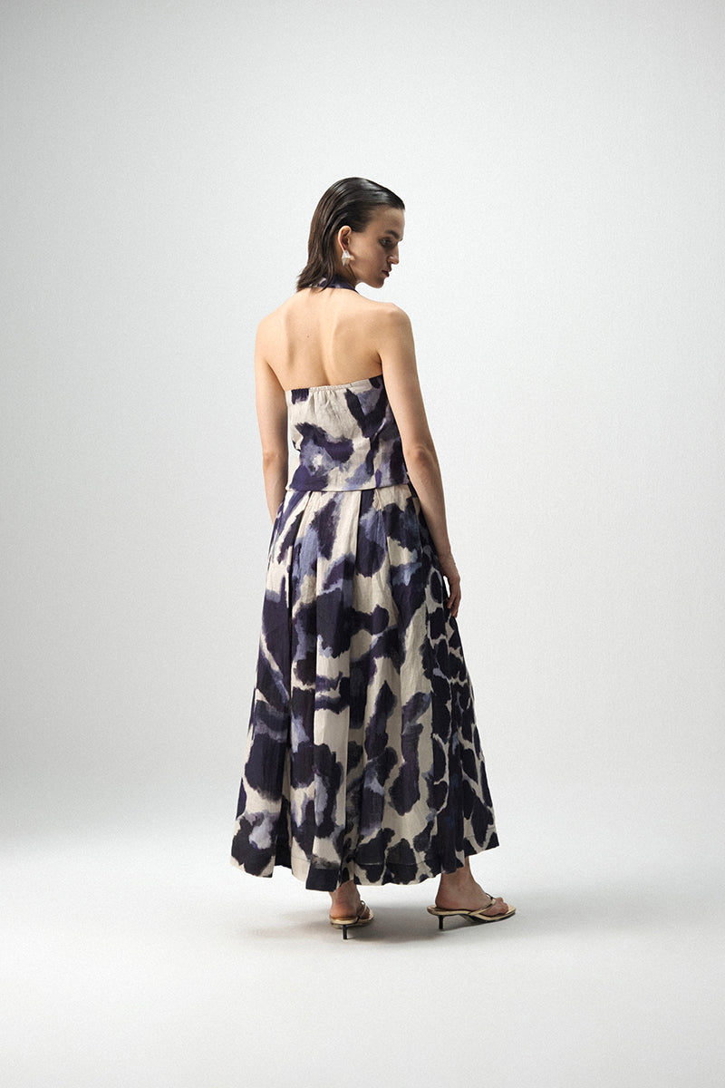 Samburu Halterneck Waistcoat & Skirt Set