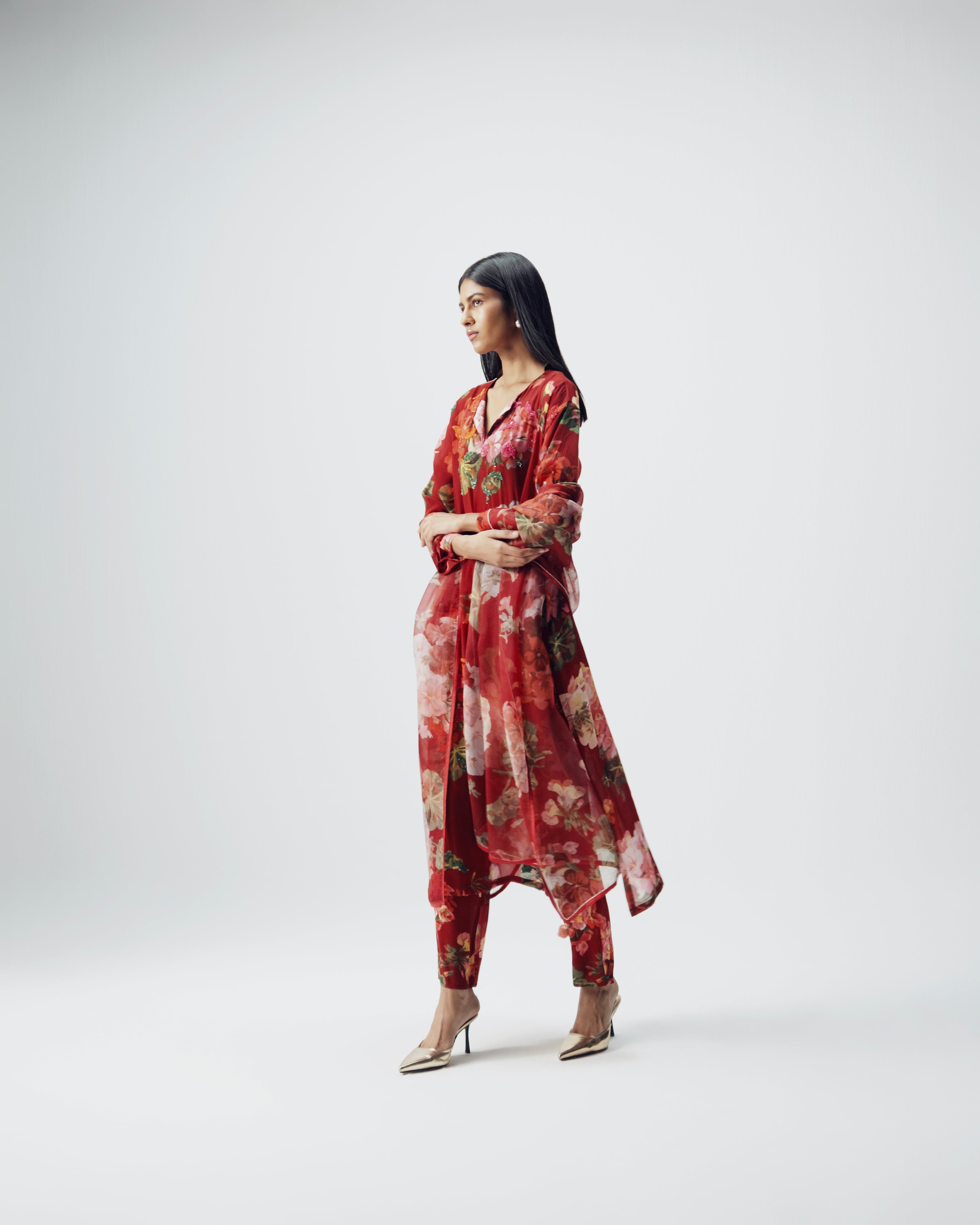 Jingle Embroidered Kurta Set