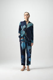 Blue Lagoon Crepe Co-ord Set