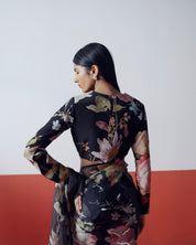 Carmine Embroidered Blouse