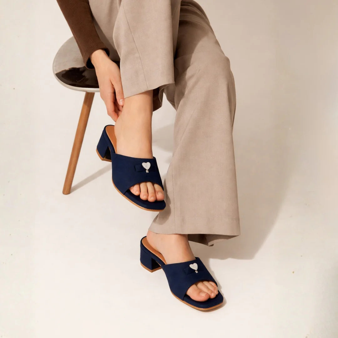 Suede Charm Heels 2 Charms