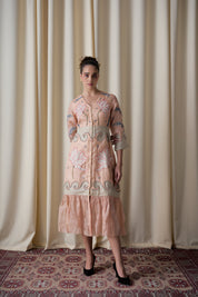 Elotia peach dress image 0