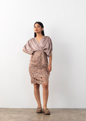 Cutwork Gather Dress