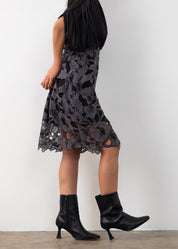 Cutwork Gather Dress