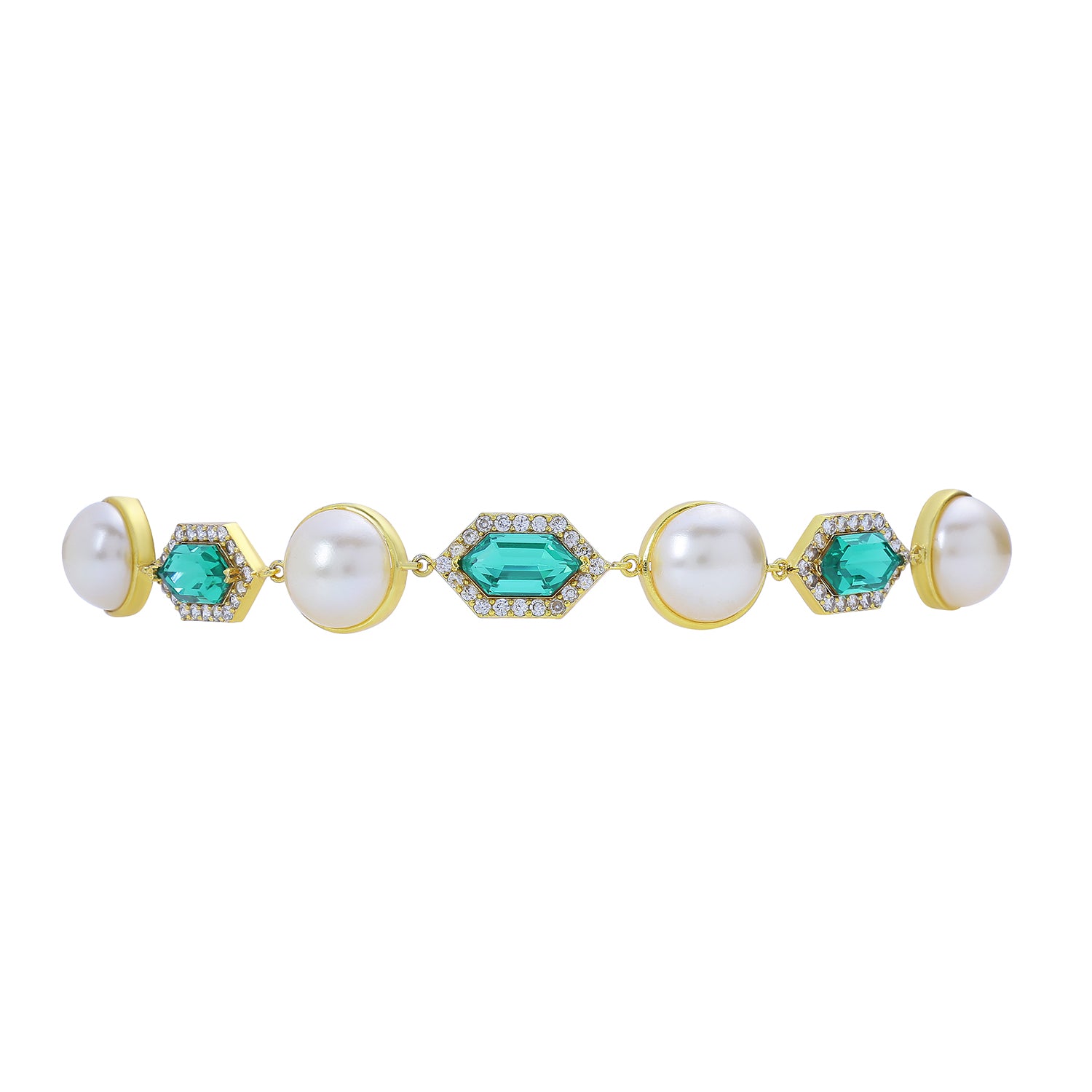 Cavi Pearl Choker Emerald