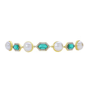 Cavi Pearl Choker Emerald
