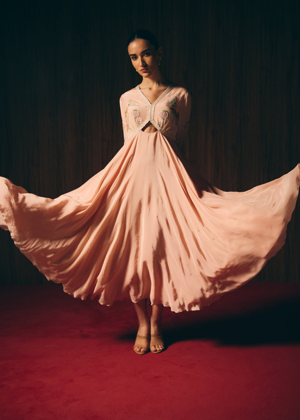Misty pink dress image 4