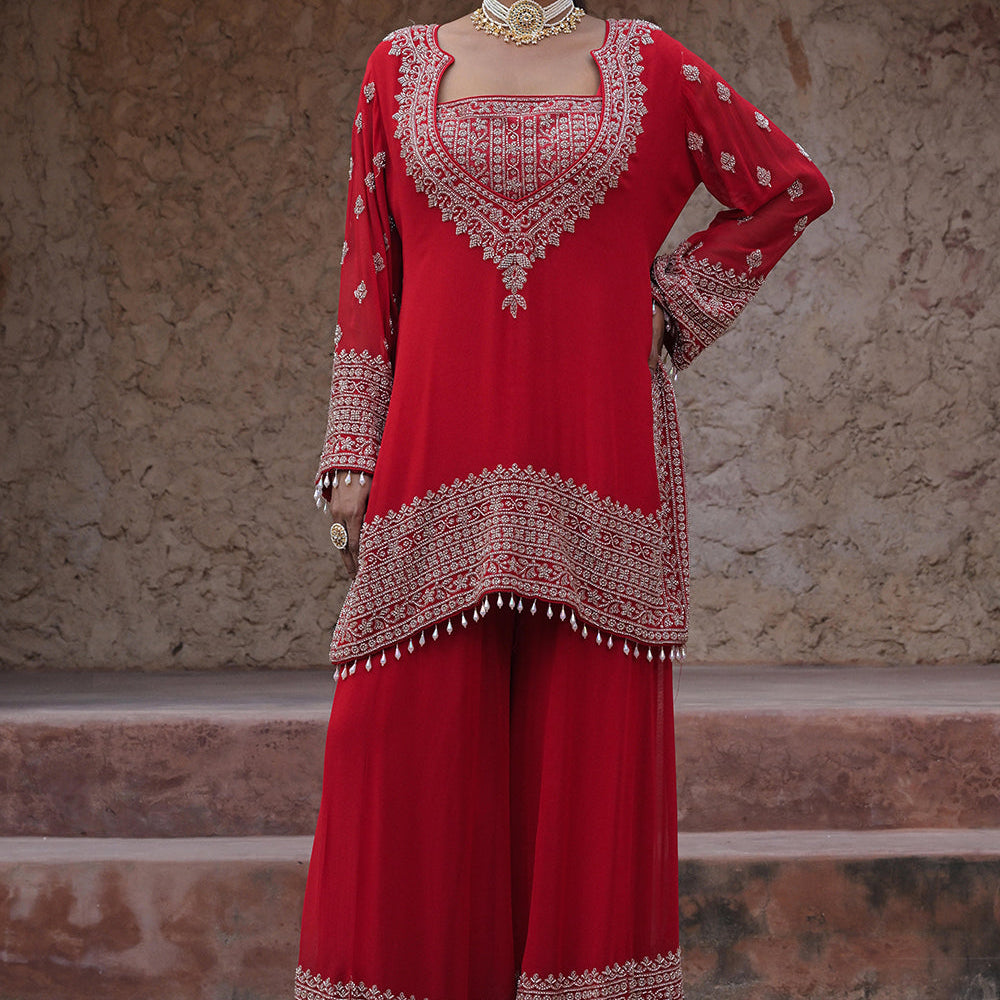 classic-red-georgette-beads-work-kurta-palazzo-set-1.jpg