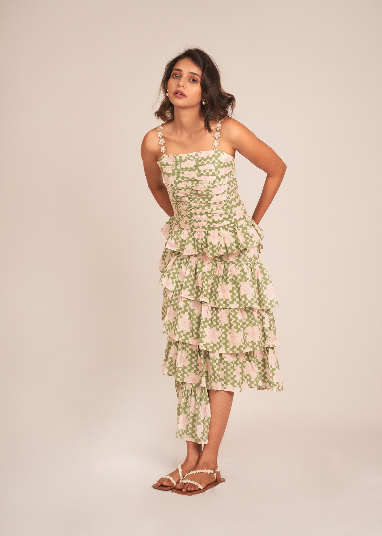 Meher Taluja in Layered Printed Dress