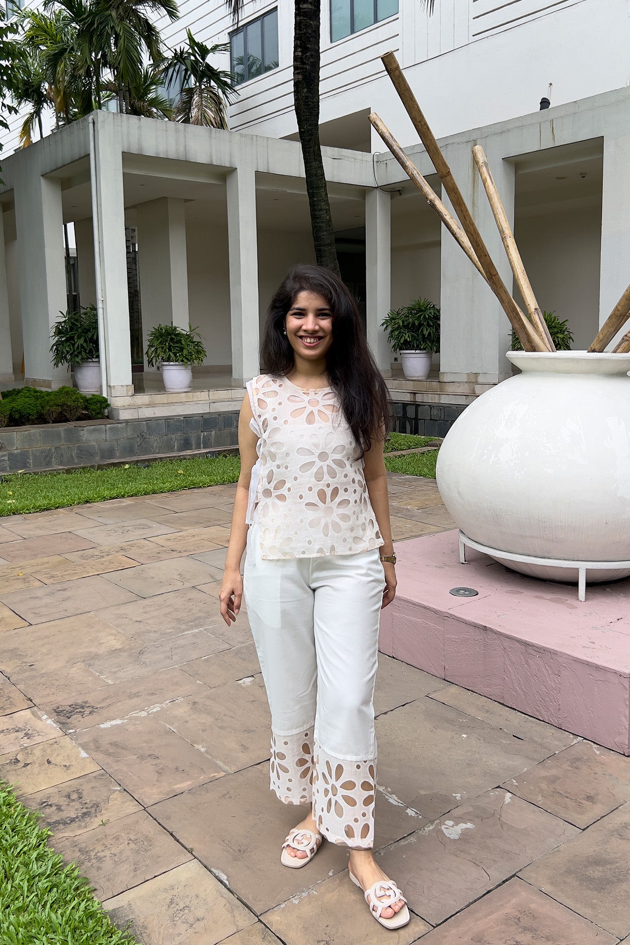 Floral Organza Co-ord Set