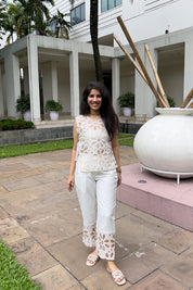 Floral Organza Co-ord Set