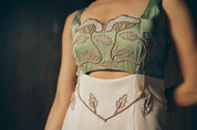Sage silken gown image 3