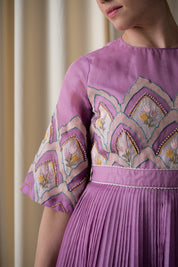 Orchid skater dress image 2