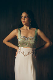 Sage silken gown image 5