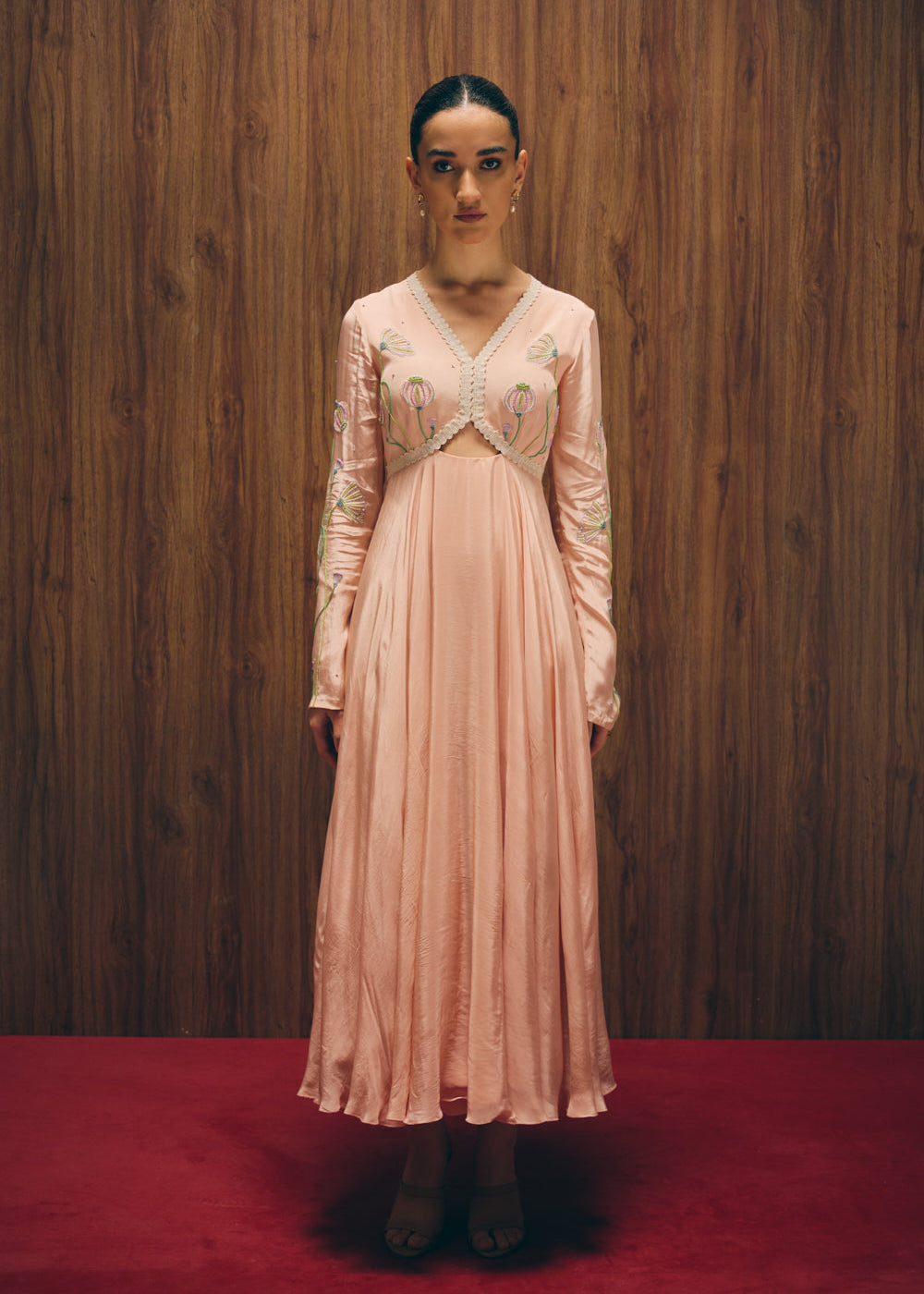 Misty pink dress image 1