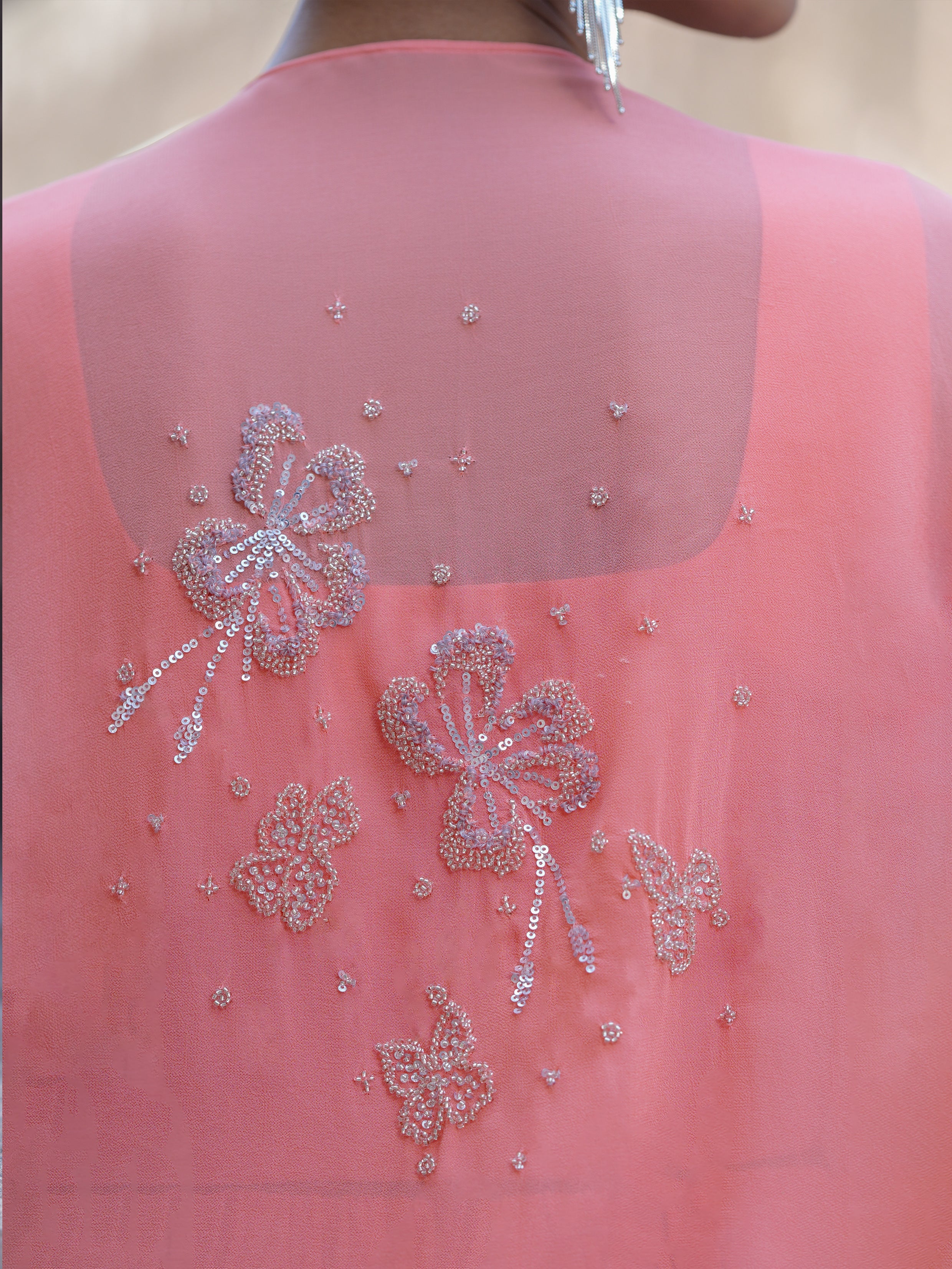 The Fleur Peach Cape Set