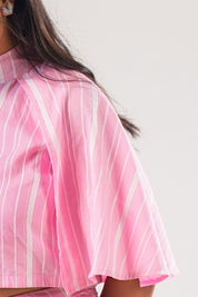 Pink Stripe Co-ord Set