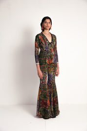Midday Long Jacket With Flare Pant
