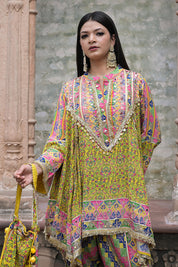 Green Suit Set with Tulip Pants