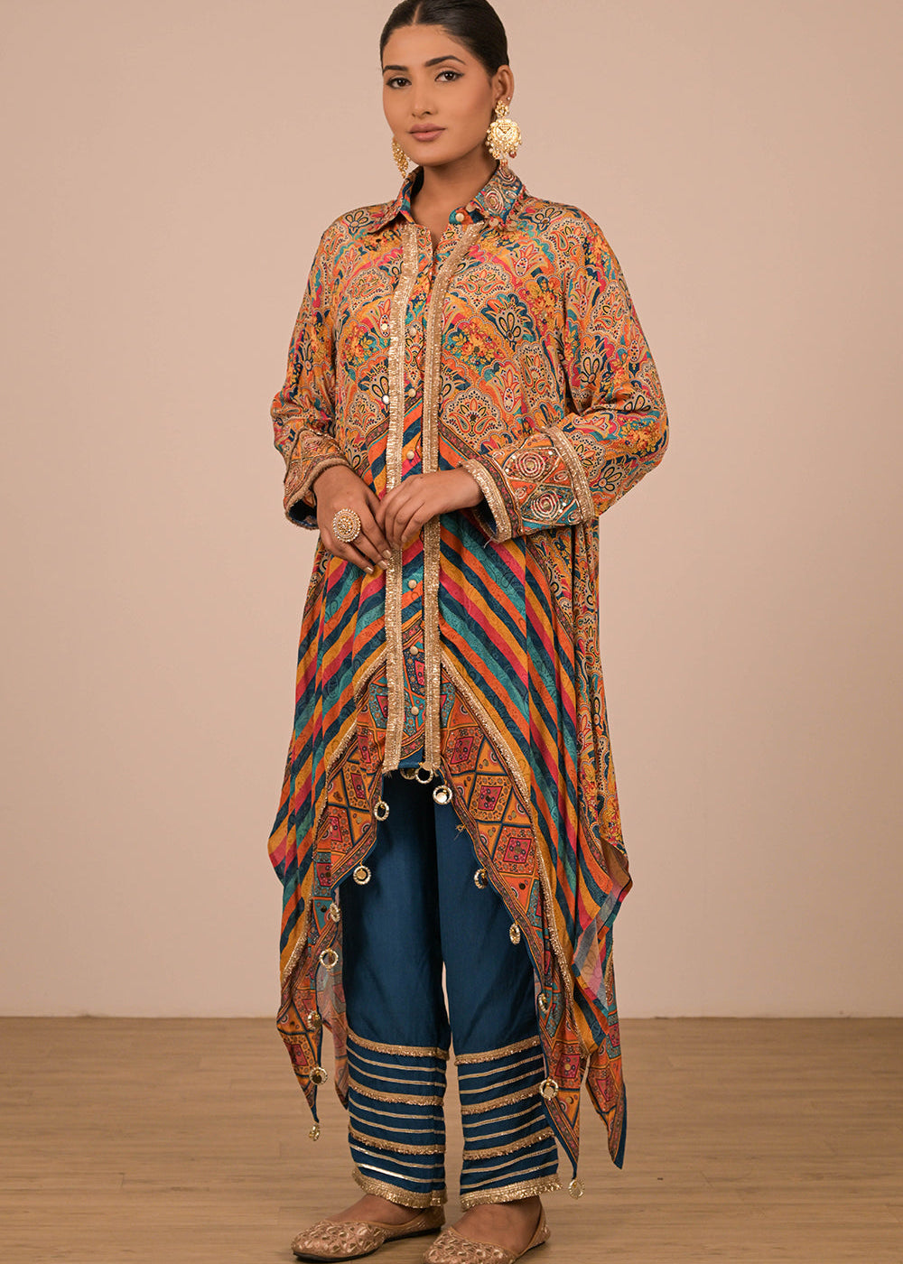ishum_sapphire-blue-asymmetrical-kurta-set-in-crepe-fabric-with-canvas-tote-bag-2.jpg
