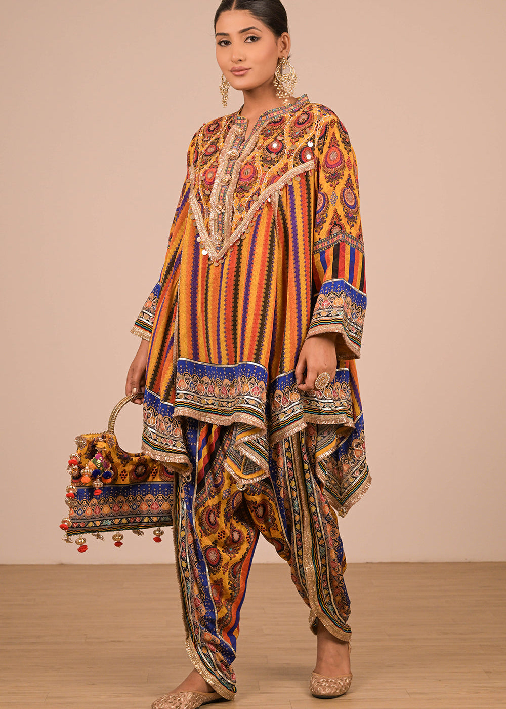 ishum_yellow-crepe-suit-set-with-tulip-pants-with-canvas-tote-bag-1.jpg