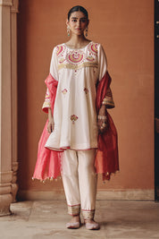 Ivory Shehnai Flared Set