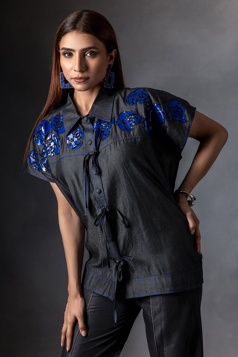 Colex Embellished Kaftan Co-ord Set