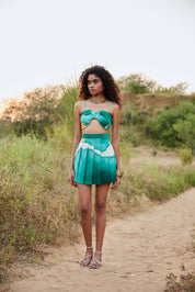 Tidal Teal Skirt
