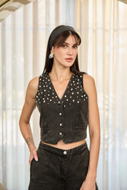 Stevie Co-ord Set In Black