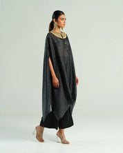 Bandhej Black & Gold Kurta Set