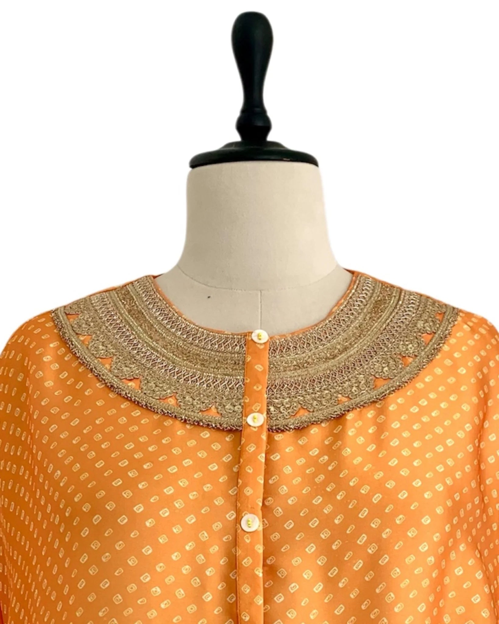 kurta-set-bandhej-mango-orange-ivory-gold-444557.webp