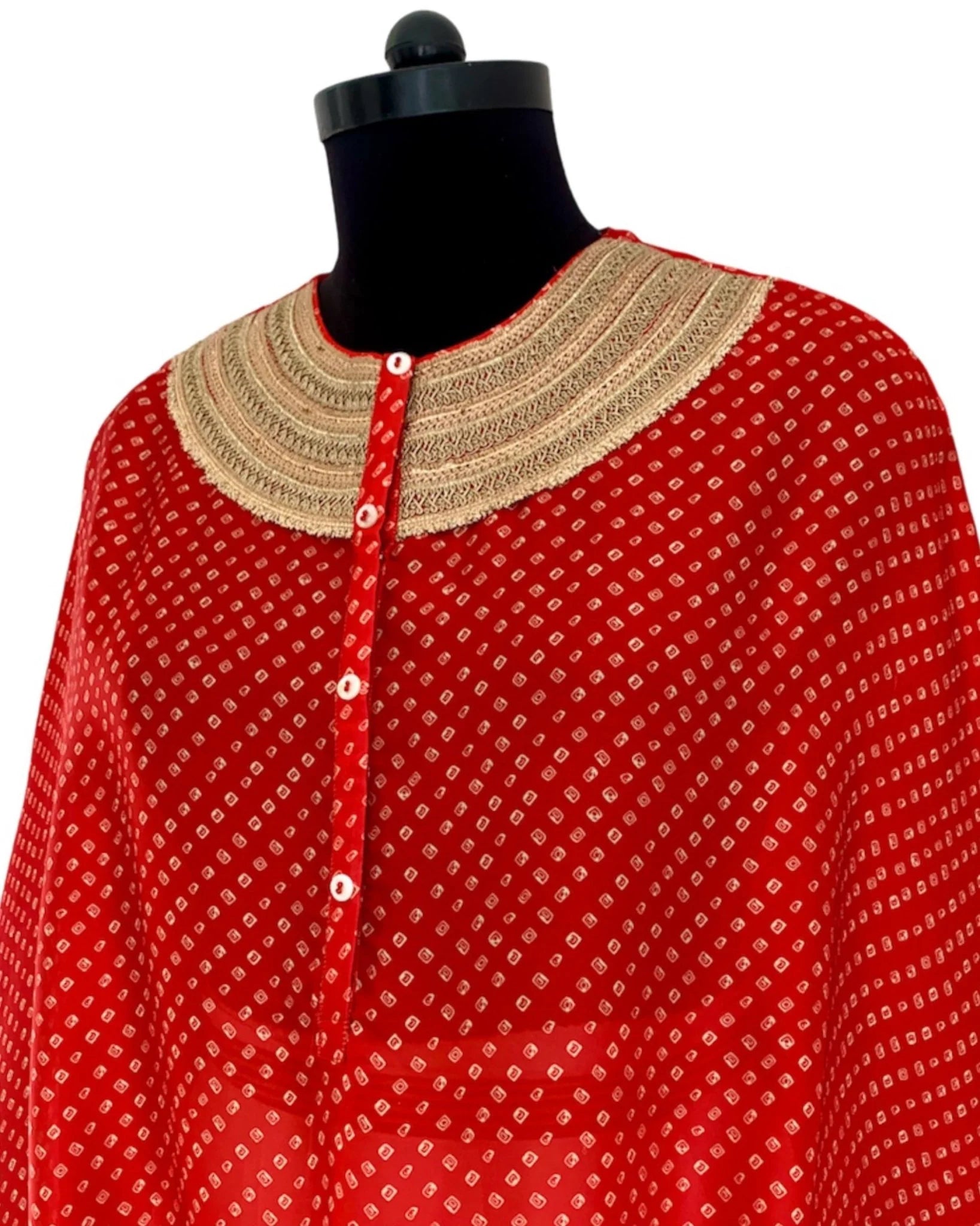 kurta-set-bandhej-red-ivory-gold-235713.webp