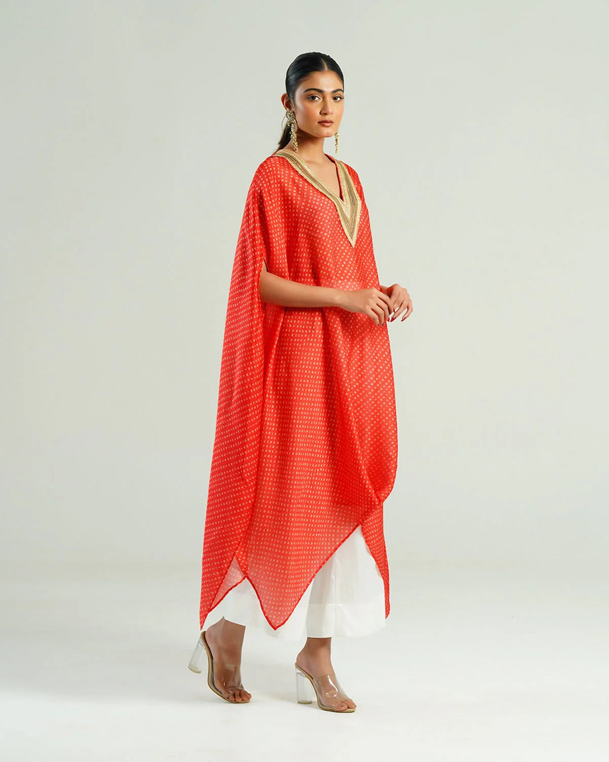 kurta-set-bandhej-red-ivory-gold-349655.webp