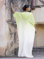 The Fleur Kaftan Lime Dress