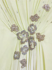 The Fleur Kaftan Lime Dress