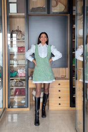 Sneha Adwani in Tweed Layered Dress