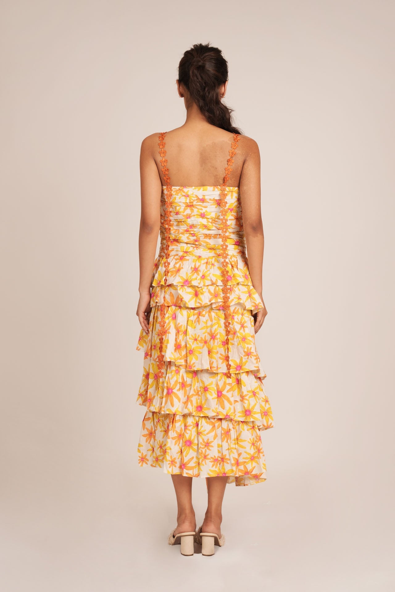 Meher Taluja in Layered Printed Dress