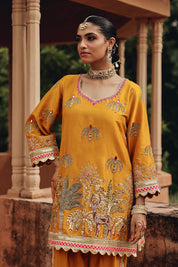 Mustard Mehfil Dhoti Set