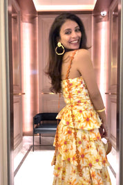 Meher Taluja in Layered Printed Dress