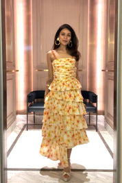 Meher Taluja in Layered Printed Dress