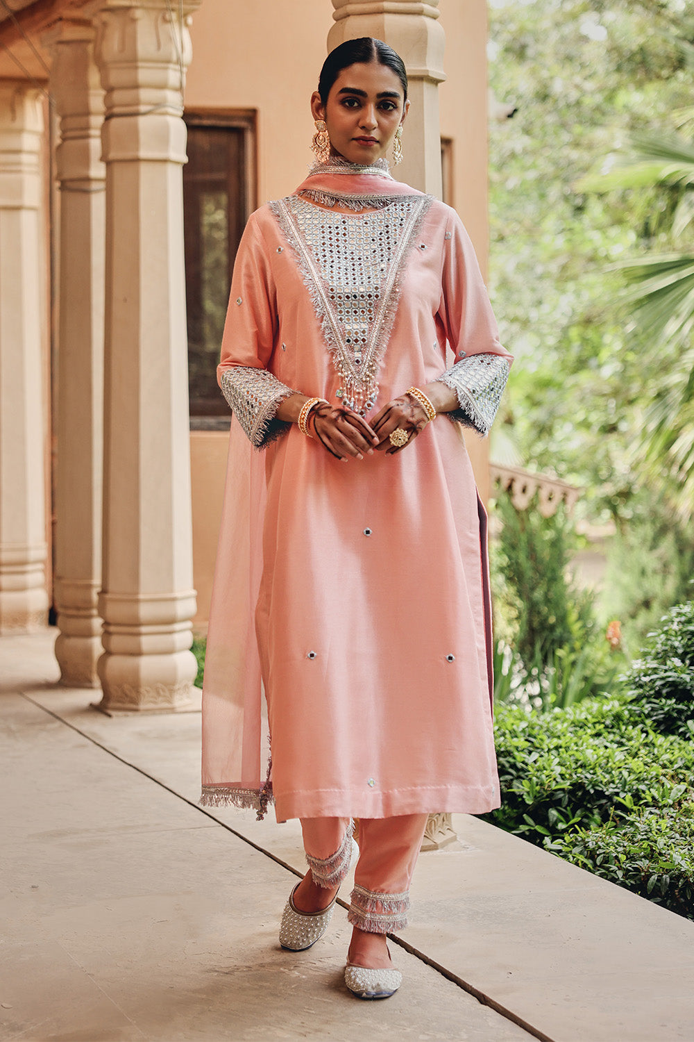 Peach Noor E Saheli Set