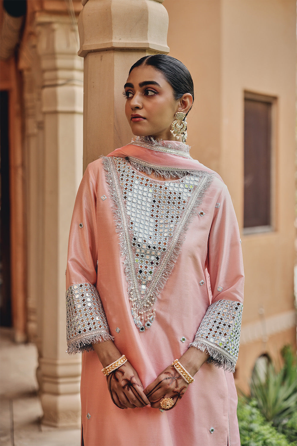 Peach Noor E Saheli Set