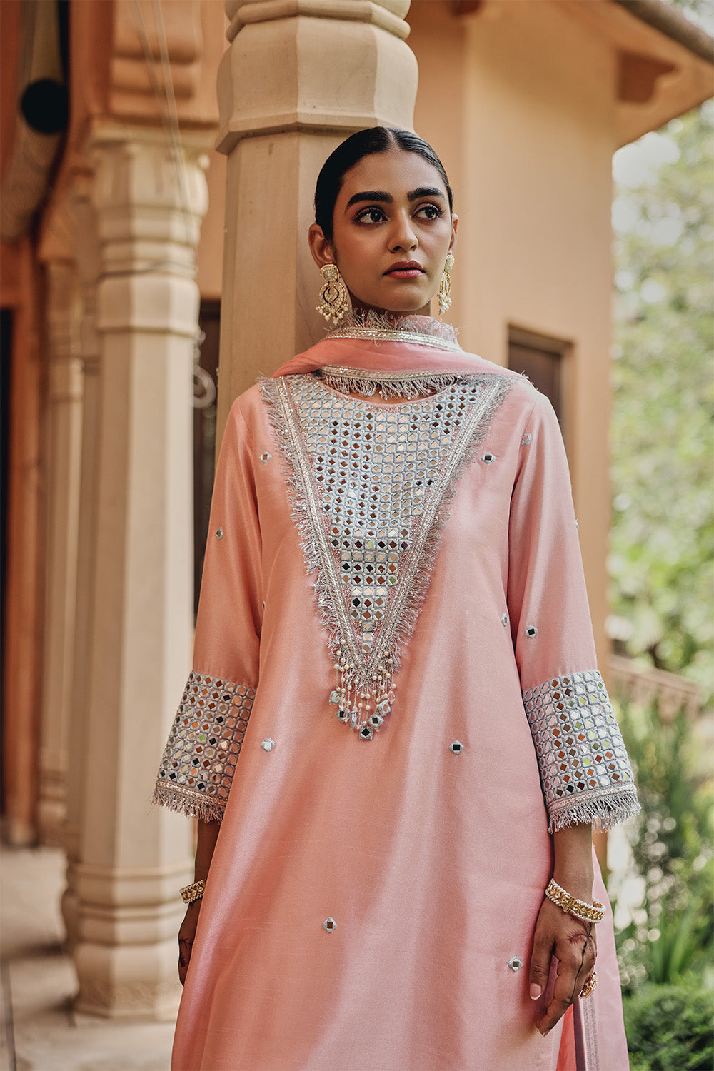 Peach Noor E Saheli Set